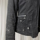 Vintage Grunge Fu Hua Nian Utility Field Jacket - Black Layering Piece S - Image 3