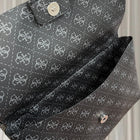 GUESS Monogram Grey Top Handle Bag - Iconic Logo Print - Image 5
