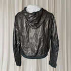 Diane Von Furstenberg Designer Black Leather Jacket Size S - Image 5