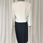 Preston & York Suit Set- Blazer & Skirt Elegant Cream & Black Contrast 12AU - Image 5