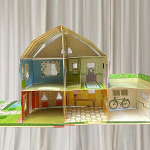 Random House Dollhouse Pop-Up Book - 1981 Interactive Vintage Play - Image 1