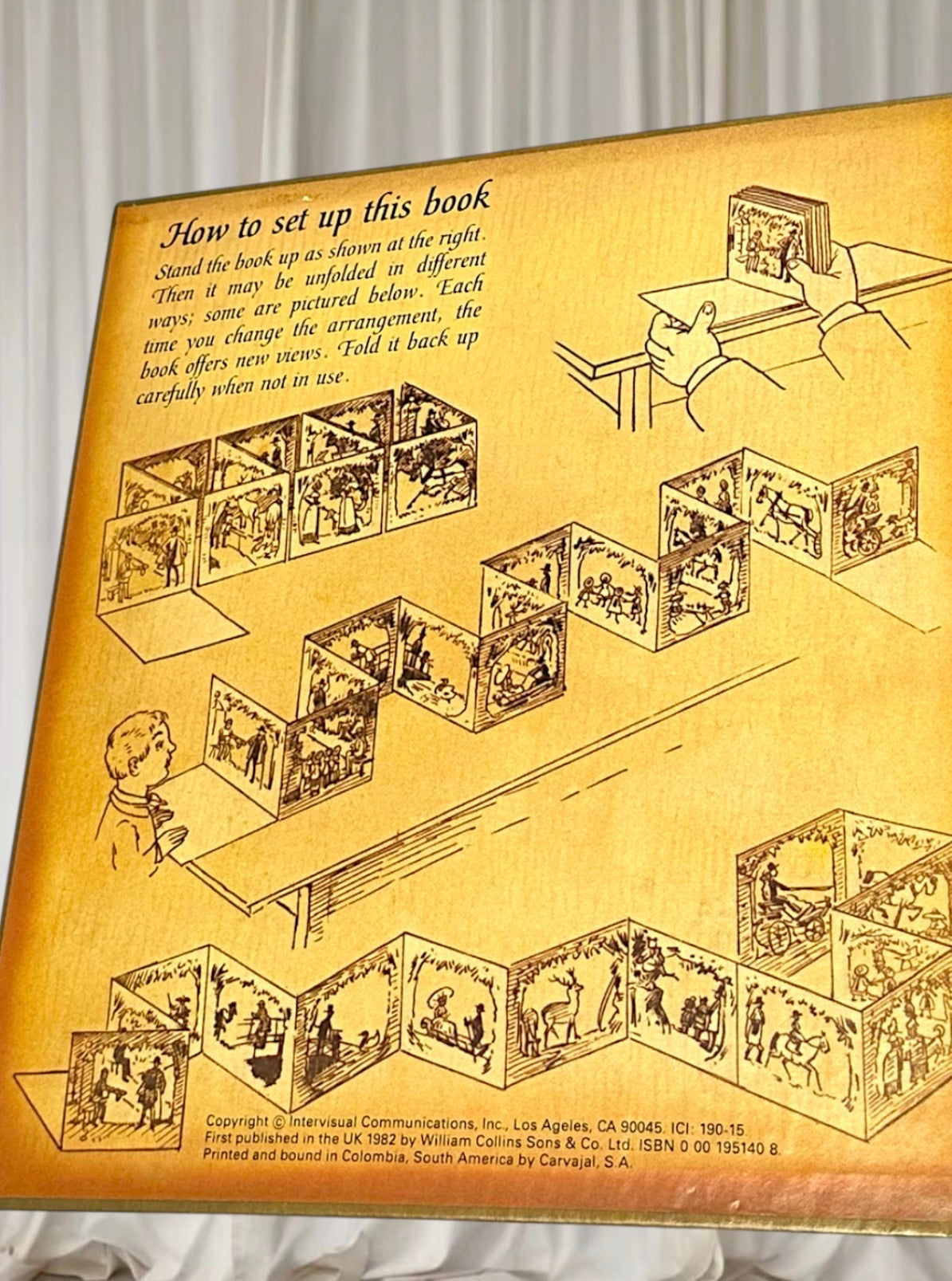 Collins Antique Stand-up Book - The City Park Lothar Meggendorfer Reproduction - Image 5