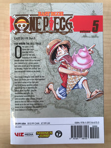 One Piece by Eiichiro Oda (East Blue and Baroque Works Box Volumes #1 - #23 with bonus comic and poster