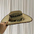 Artisanal Alpaca Wool Wide-Brimmed Sun Hat - Breathable Woven Design
