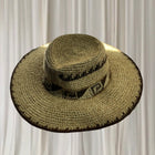 Artisanal Alpaca Wool Wide-Brimmed Sun Hat - Breathable Woven Design