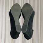 Windsor Smith Platform Wedge Heels - Versatile Black Suede Ankle Strap AU8 - Image 6