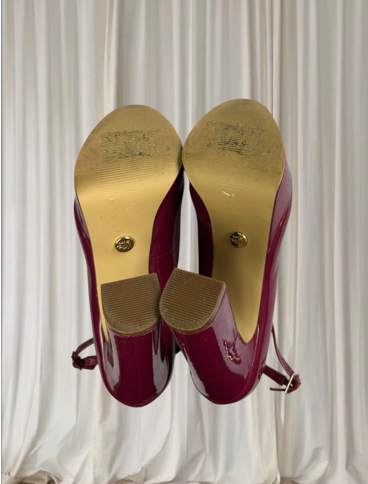 Wittner Platform Heels - Bold Magenta Zaiqee Patent Leather Y2K EU37 - Image 6