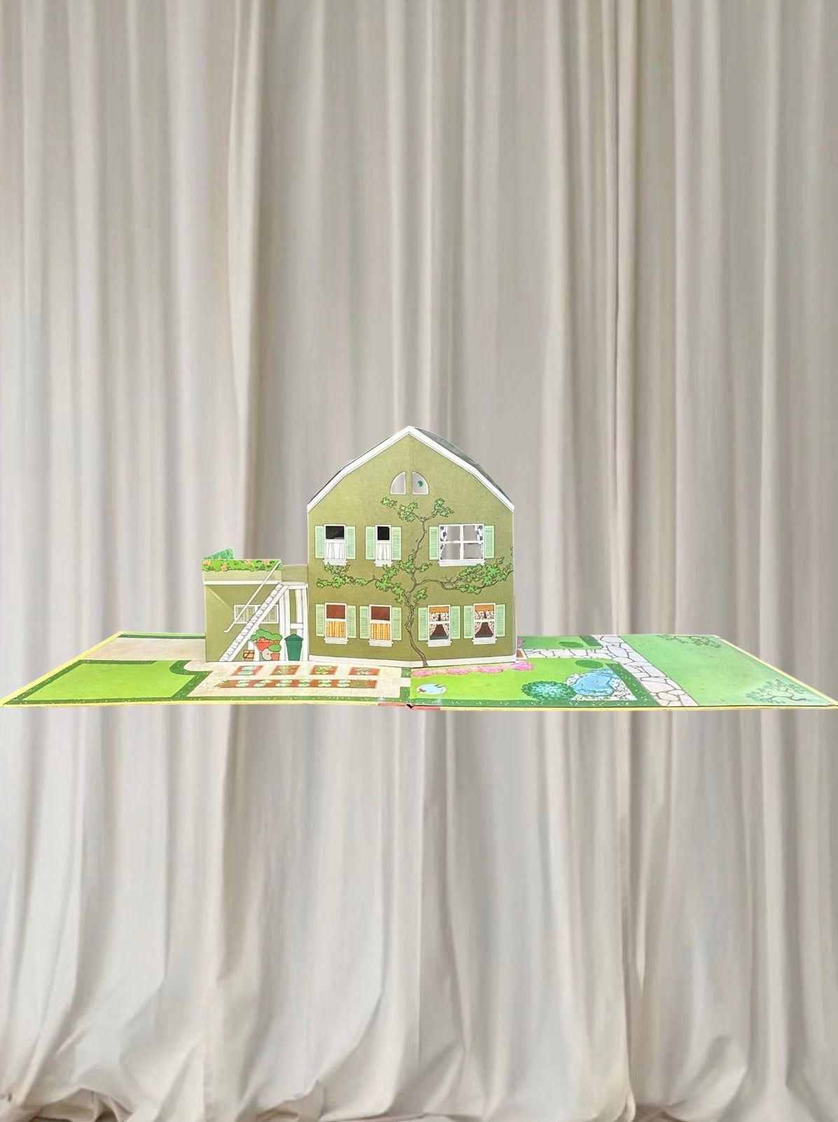 Random House Dollhouse Pop-Up Book - 1981 Interactive Vintage Play - Image 6
