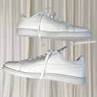Puma Smash V2 Sneakers Classic White Everyday Trainers Mens UK 12 NEW - Image 4