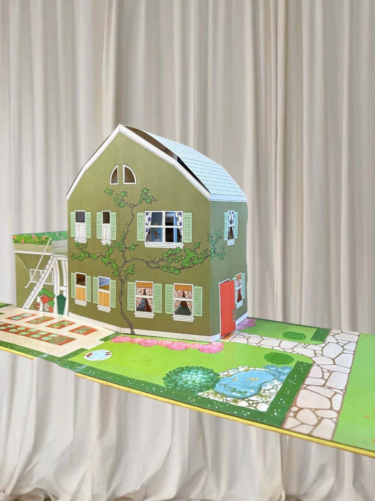 Random House Dollhouse Pop-Up Book - 1981 Interactive Vintage Play - Image 7