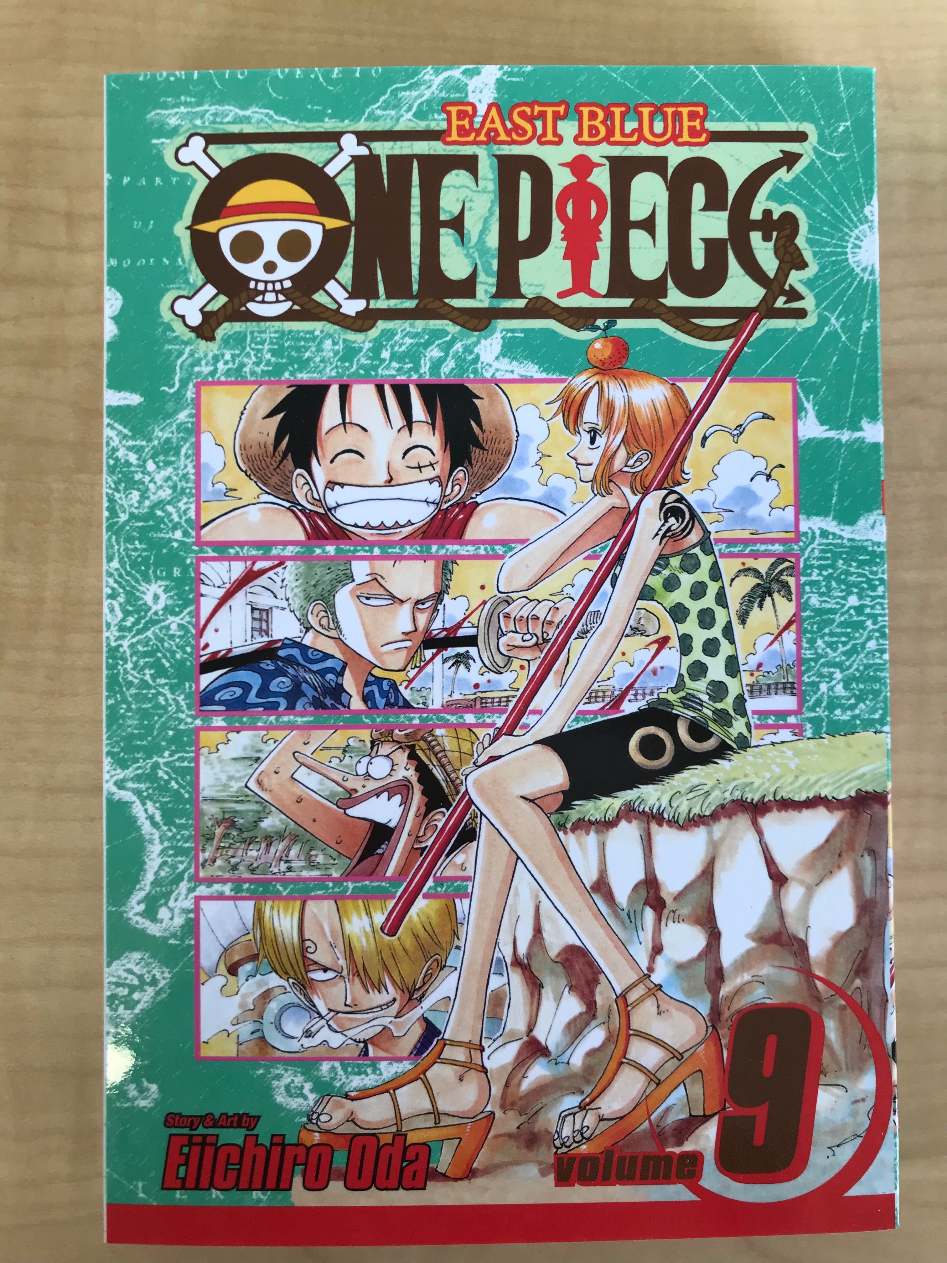 One Piece by Eiichiro Oda (East Blue and Baroque Works Box Volumes #1 - #23 with bonus comic and poster