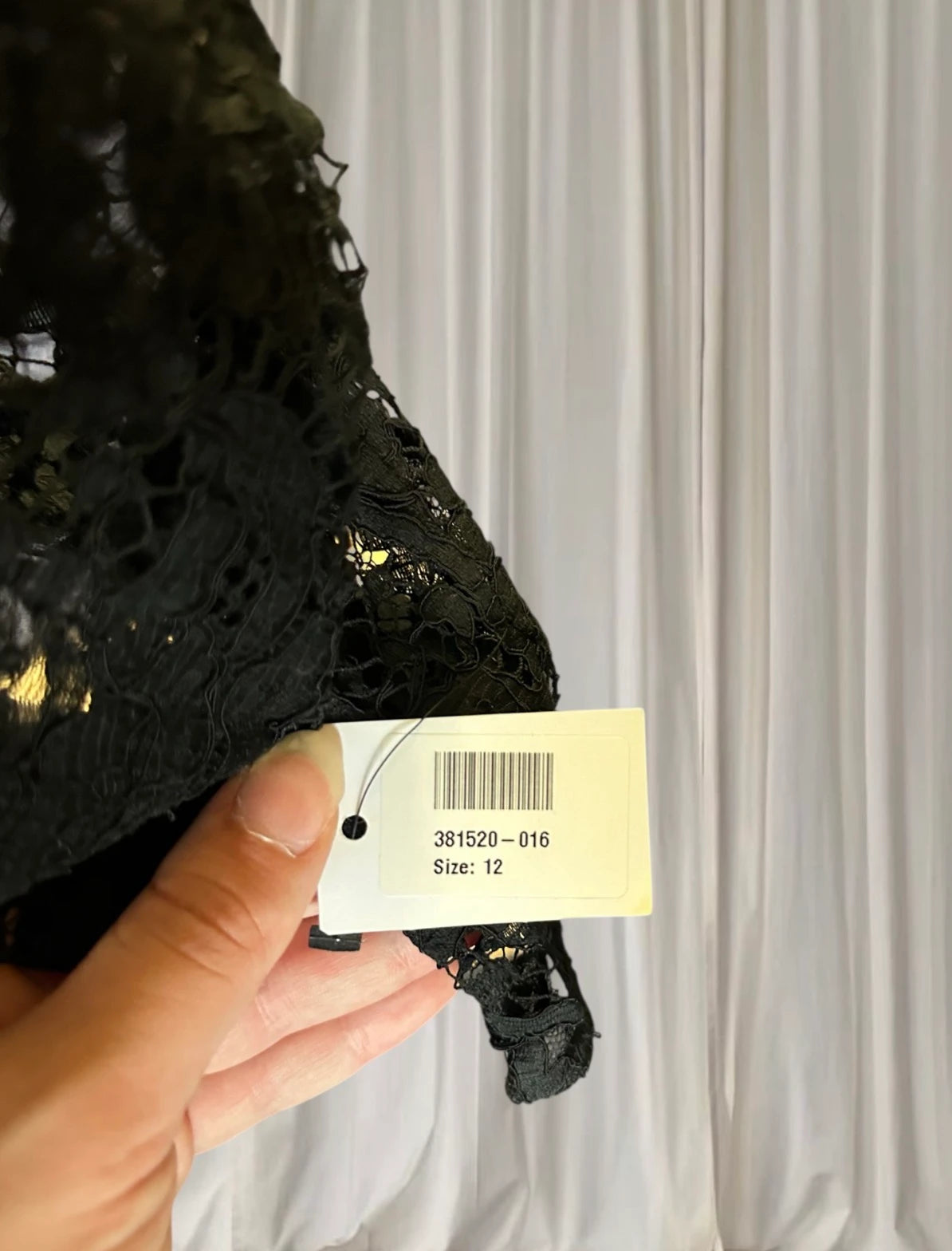 Adam Lippes Black Sheer Lace Sleeveless Midi Dress - Elegant Designer Evening Wear - Image 5