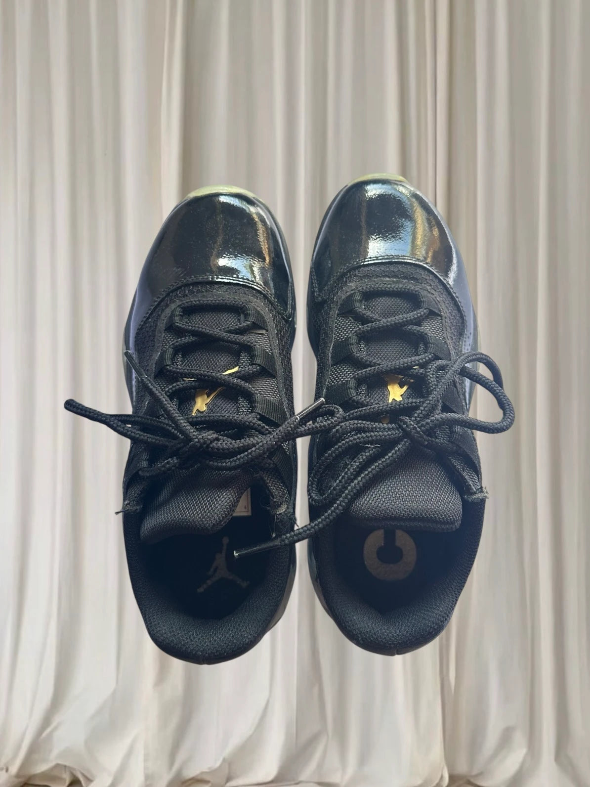 Jordan Air Jordan 11 CMFT Low Sneakers - Black Gold Youth Size 4Y - Image 3