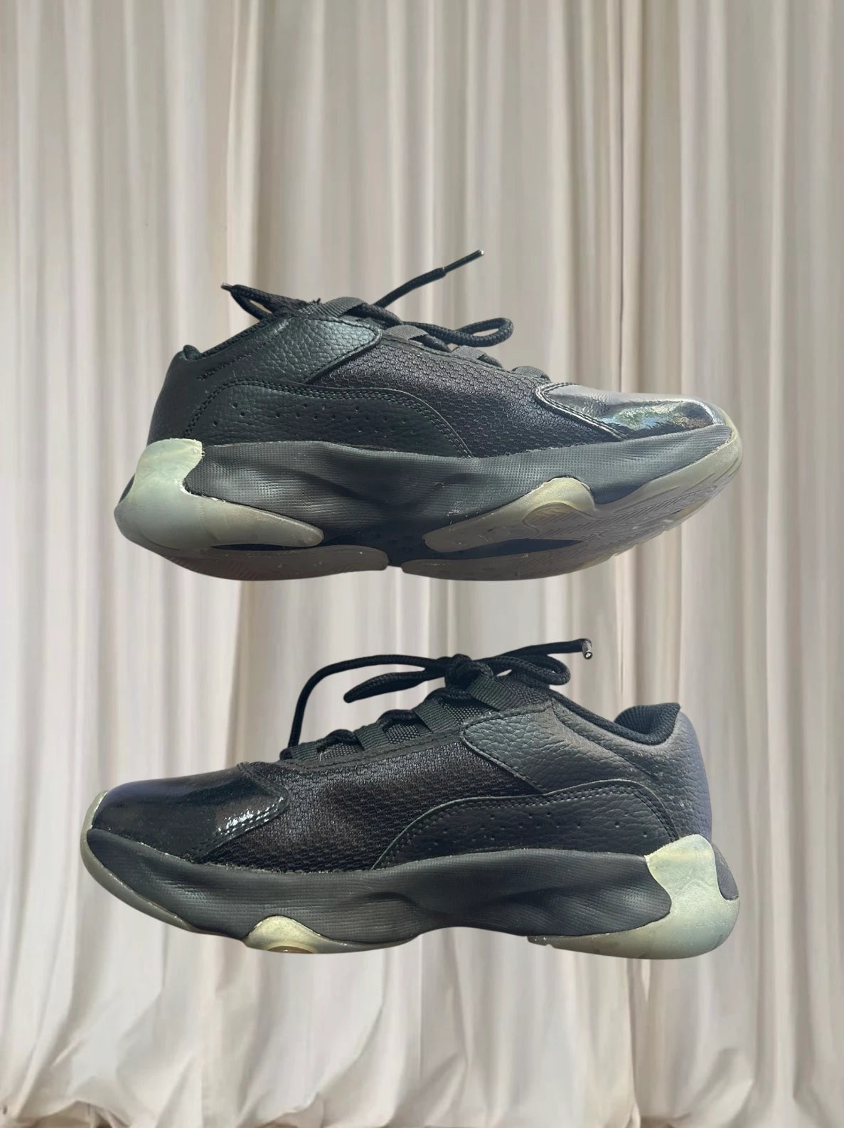Jordan Air Jordan 11 CMFT Low Sneakers - Black Gold Youth Size 4Y - Image 5