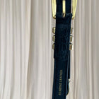 Women's Black and Gold Vintage Belt