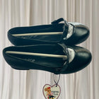 CandyPOP Black Buckle Flats - Heart Detail Mary Jane Style - Image 1