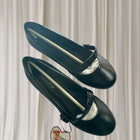 CandyPOP Black Buckle Flats - Heart Detail Mary Jane Style - Image 4