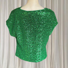 David Lawrence Women's Green Sequin T-shirt