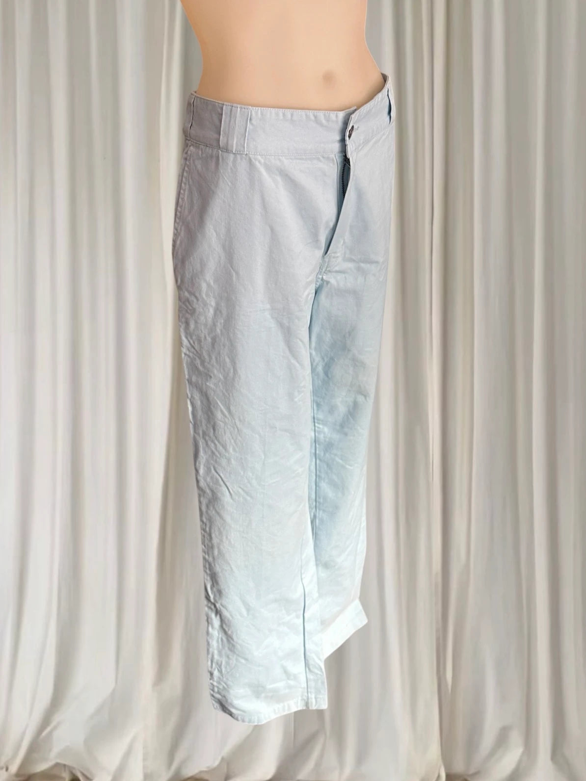 Dickies 875 Original Tapered Fit Pants - Light Blue Twill - Image 2