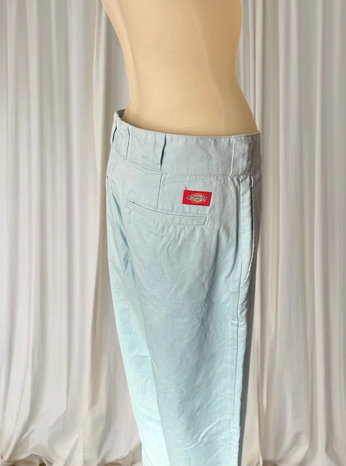Dickies 875 Original Tapered Fit Pants - Light Blue Twill - Image 3