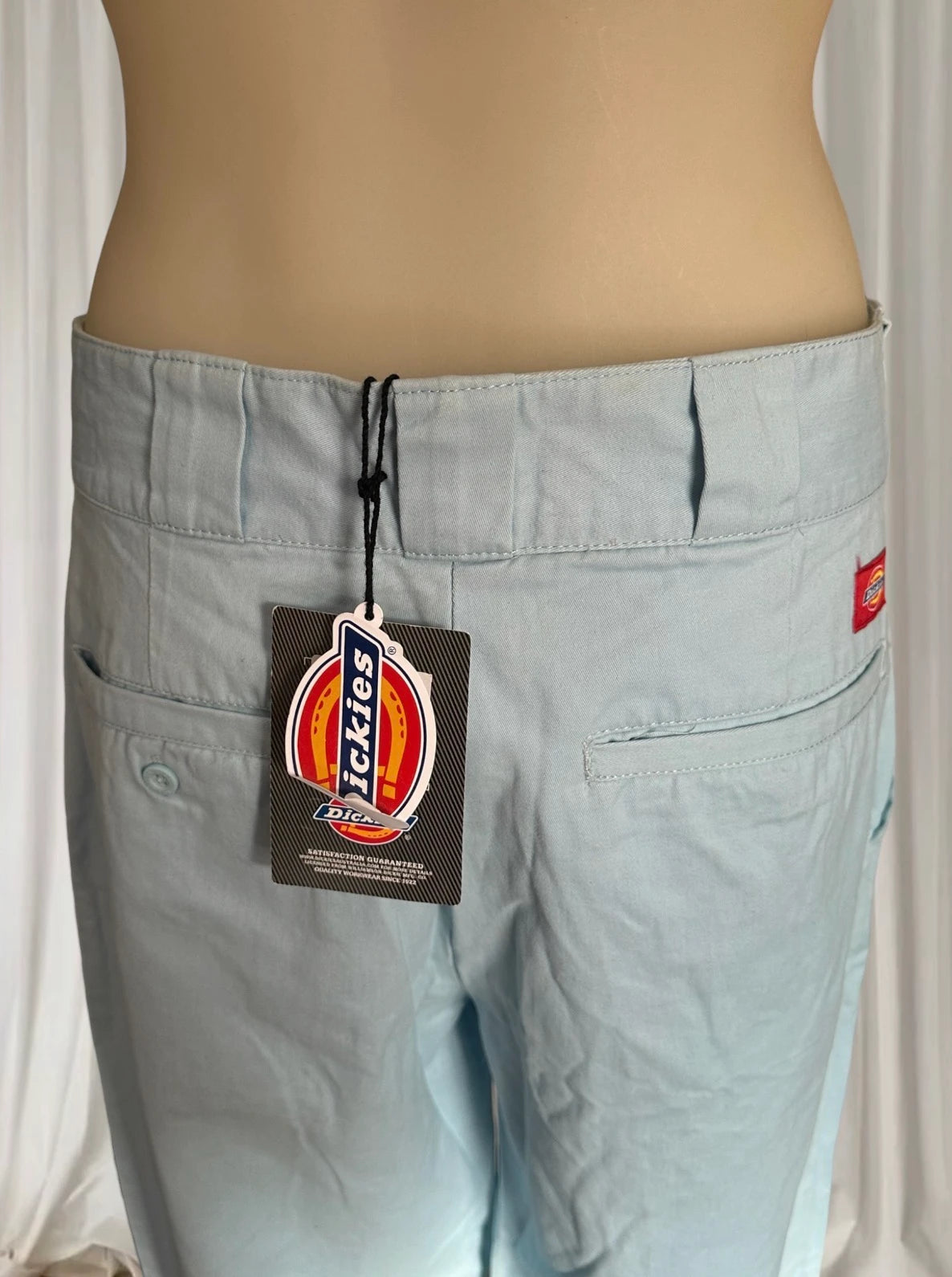 Dickies 875 Original Tapered Fit Pants - Light Blue Twill - Image 4