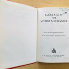 Electricity for Motor Vehicles