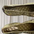 Florsheim Gold Ballet Flats - Comfortable Leather Foldable Slip-Ons - Image 5