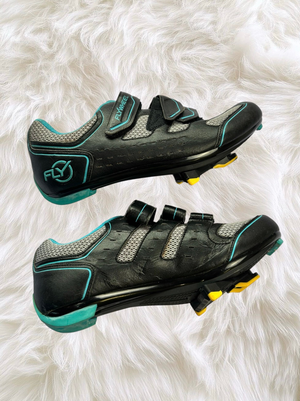 Flywheel Sports Fly Fierce Indoor Cycling Shoes w/Cleats Size EUR 40 US 7 M