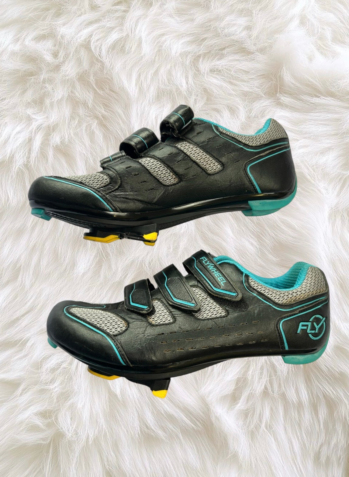 Flywheel Sports Fly Fierce Indoor Cycling Shoes w/Cleats Size EUR 40 US 7 M