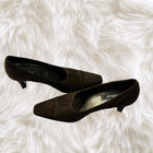 Vintage Gabor Fashion Brown Suede Court Heels - Image 4