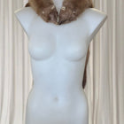 Genuine Fur Taxidermy Ferret Shawl Scarf – Vintage Statement Fur Wrap