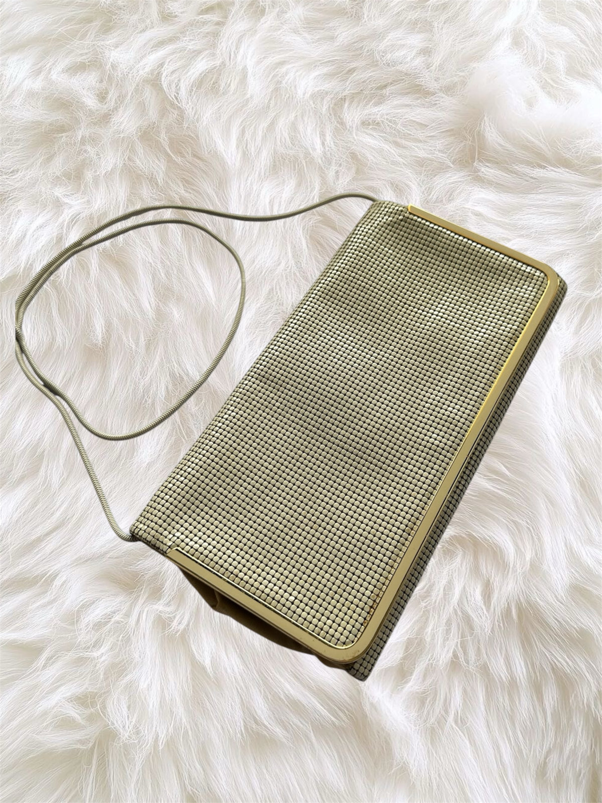 GLOMESH vintage clutch bag
