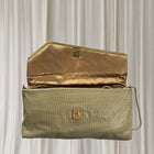 Glomesh Gold Metal Mesh Shoulder Bag - Vintage Rectangular Evening Clutch - Image 7