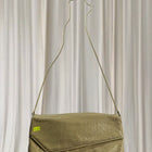 Glomesh Gold Metal Mesh Shoulder Bag - Vintage Rectangular Evening Clutch - Image 6