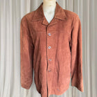 Vintage Gold Coast Leather Brown Suede Jacket