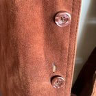 Vintage Gold Coast Leather Brown Suede Jacket