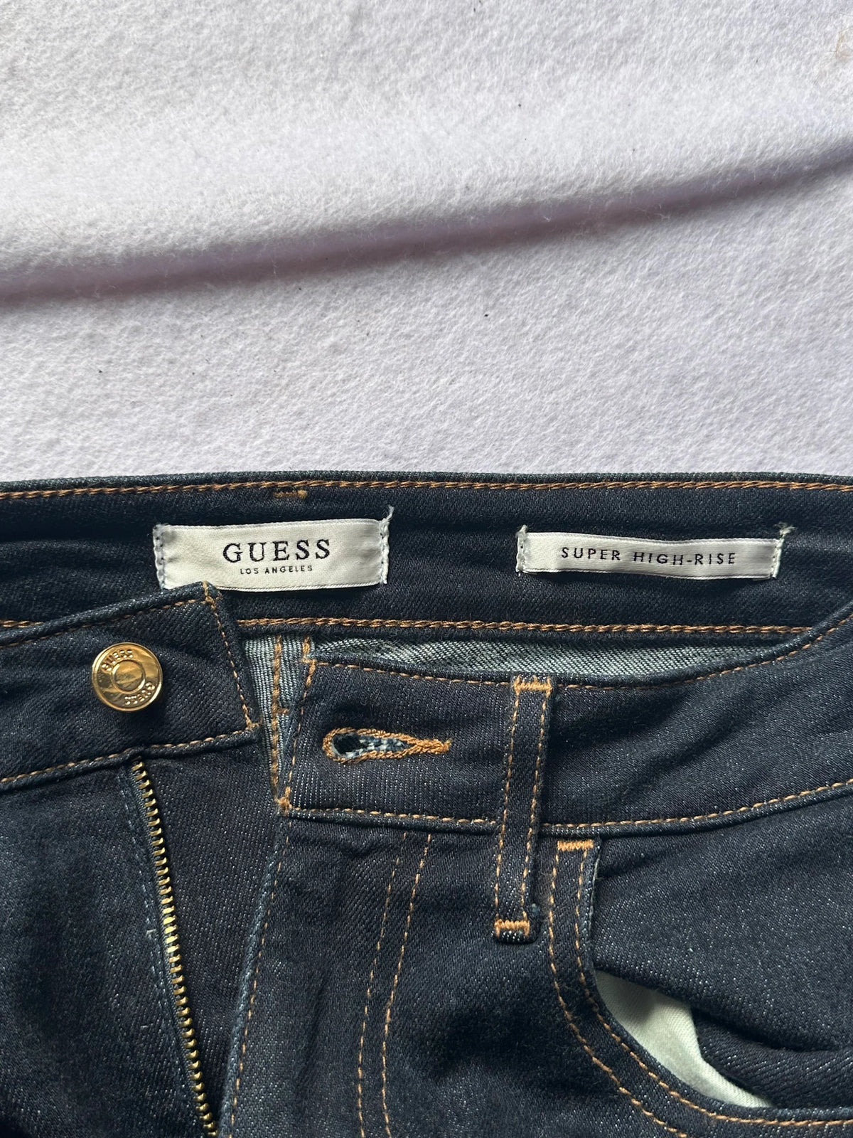 Guess Dark Wash Denim Jeans - Vintage Classic Fit - Image 7