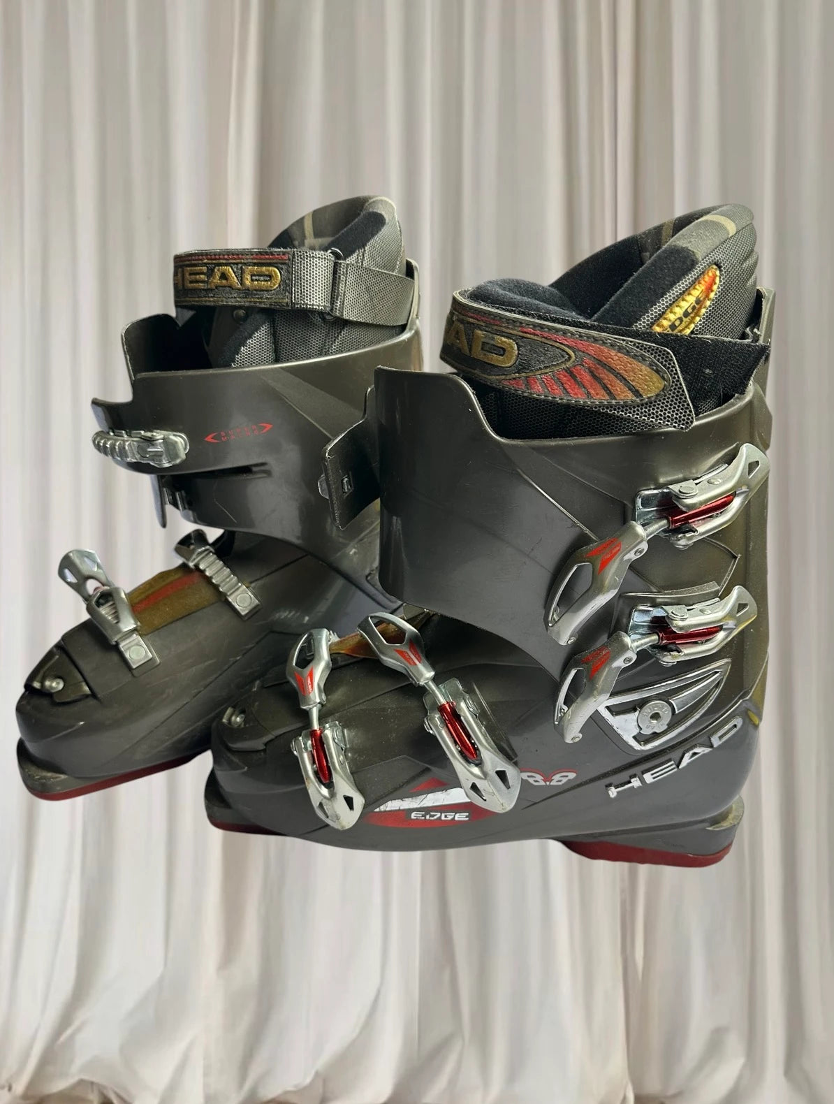 Head Edge Super Macro Ski Boots - Dark Grey Metallic Alpine Performance - Image 3