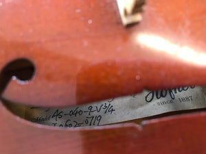 Hofner Alfred Stingl Violin and Case AS-040-9-V3/4