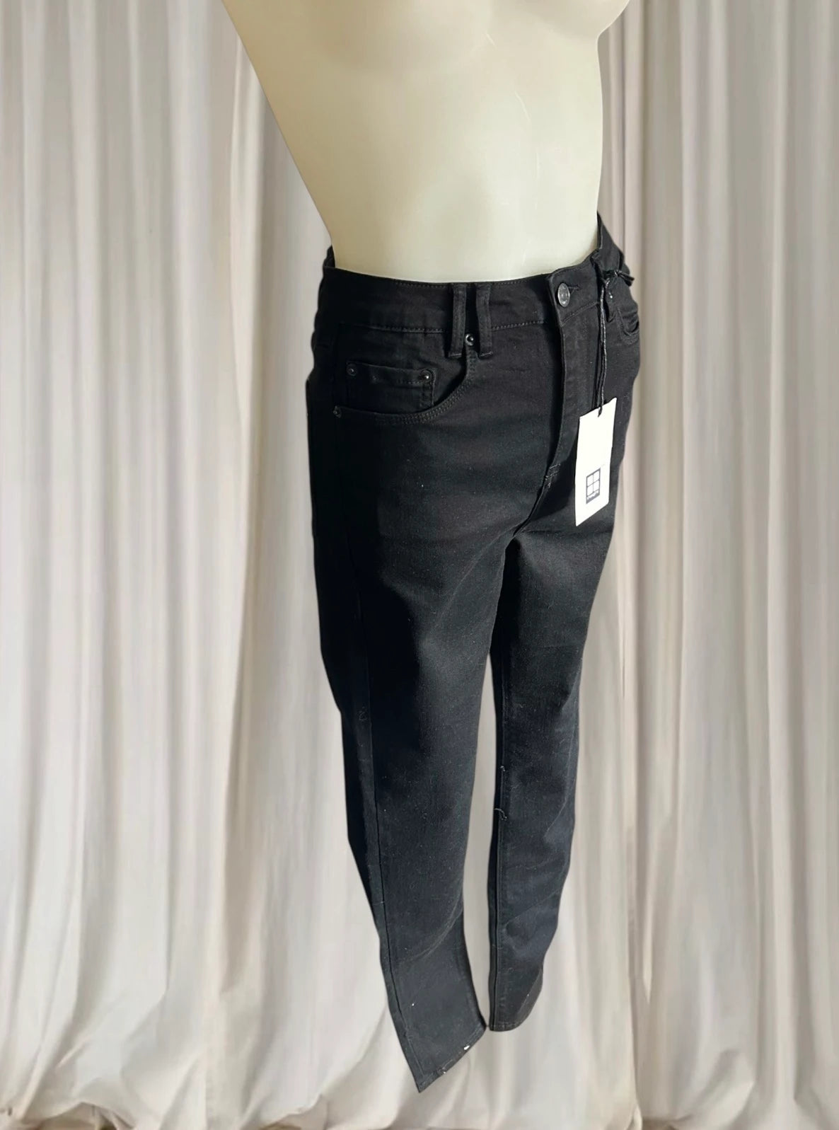 Insight Sami Super High Rise Jeans - Jet Black Denim - Image 2