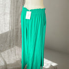 IRIS Maxi Green Linen Pants