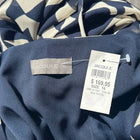 Jacqui E Wrap Dress - Blue Geometric Print Size 16 - Image 8