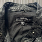 Just Jeans Genuine Leather Jacket - Classic Black Women's Size 8 - Image 6
