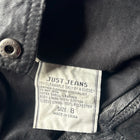 Just Jeans Genuine Leather Jacket - Classic Black Women's Size 8 - Image 7