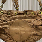 Kate Hill Vintage Boho Hobo Bag - Rich Brown Leather Slouchy Shoulder Bag - Image 6
