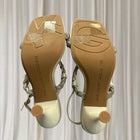 Kurt Geiger Heeled Sandals - Elegant Off-White Square Toe Heels - Image 6