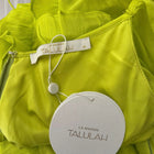 La Maison Talulah Petula Mini Dress - Vibrant Citrus V-Neck - Image 7