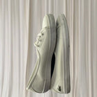 Lacoste Ziane Chunky Lace-Up Flats - Sleek White Casual Shoes - Image 4