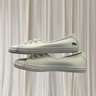 Lacoste Ziane Chunky Lace-Up Flats - Sleek White Casual Shoes - Image 3