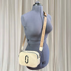 Marc Jacobs The Snapshot Crossbody Camera Bag White Saffiano Leather
